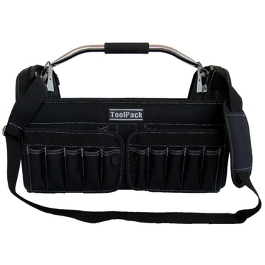 Toolpack Tragbare Werkzeugtasche Brisk Schwarz 49 x 30 x 37 cm 360.114